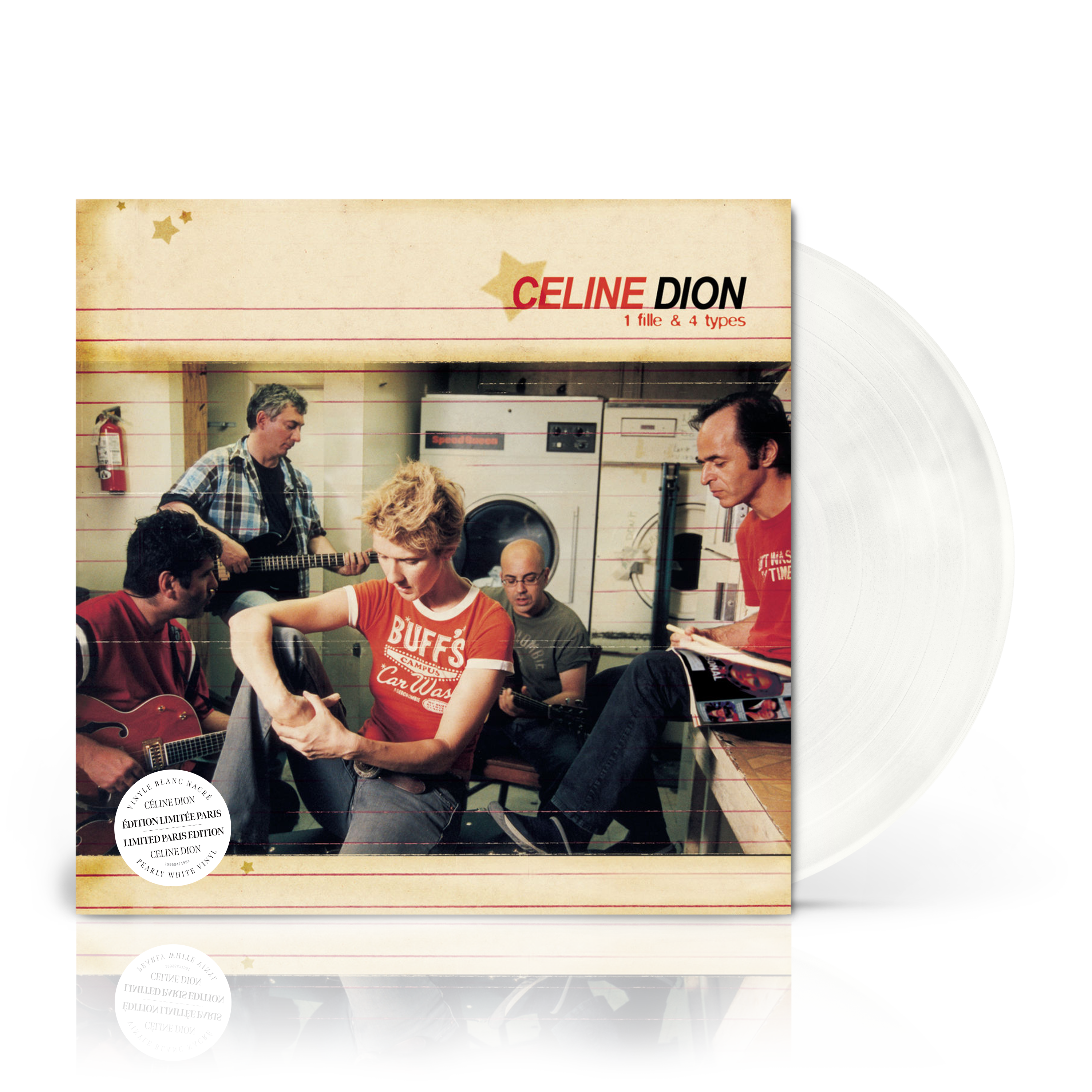 Celine Dion - 1 fille & 4 types: Pearly White Vinyl 2LP