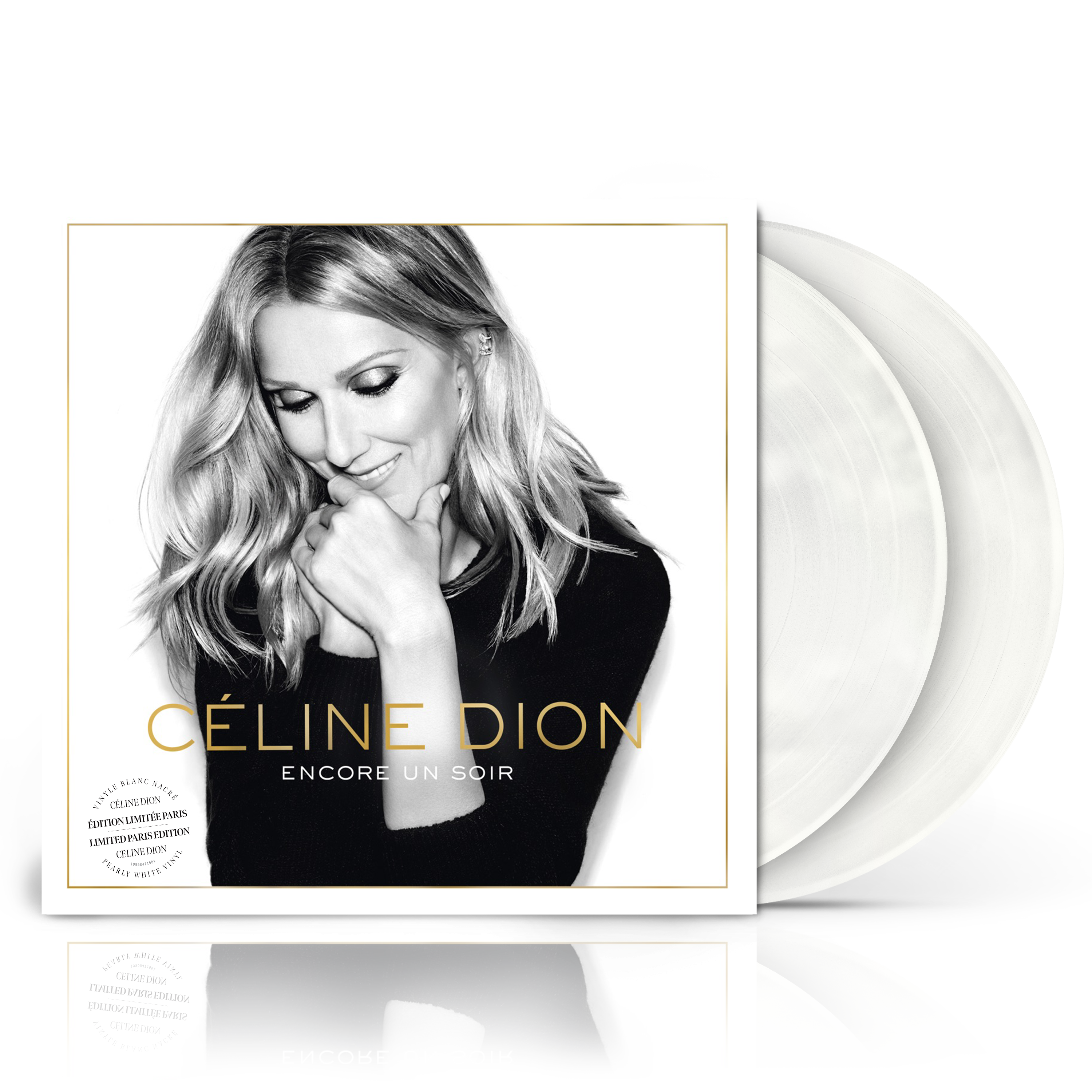 Celine Dion - Encore un soir: Pearly White Vinyl 2LP