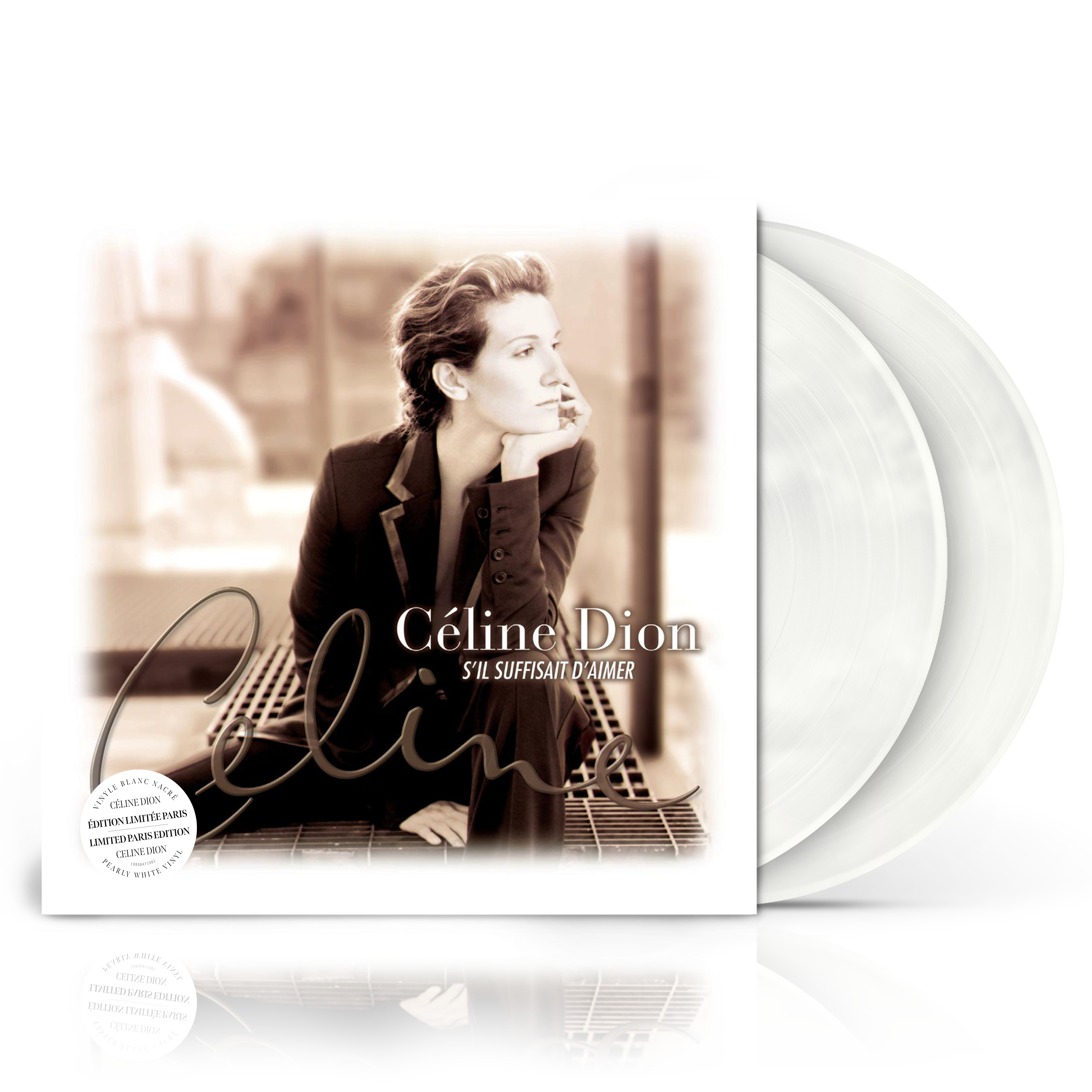 Celine Dion - S'il suffisait d'aimer: Pearly White Vinyl 2LP