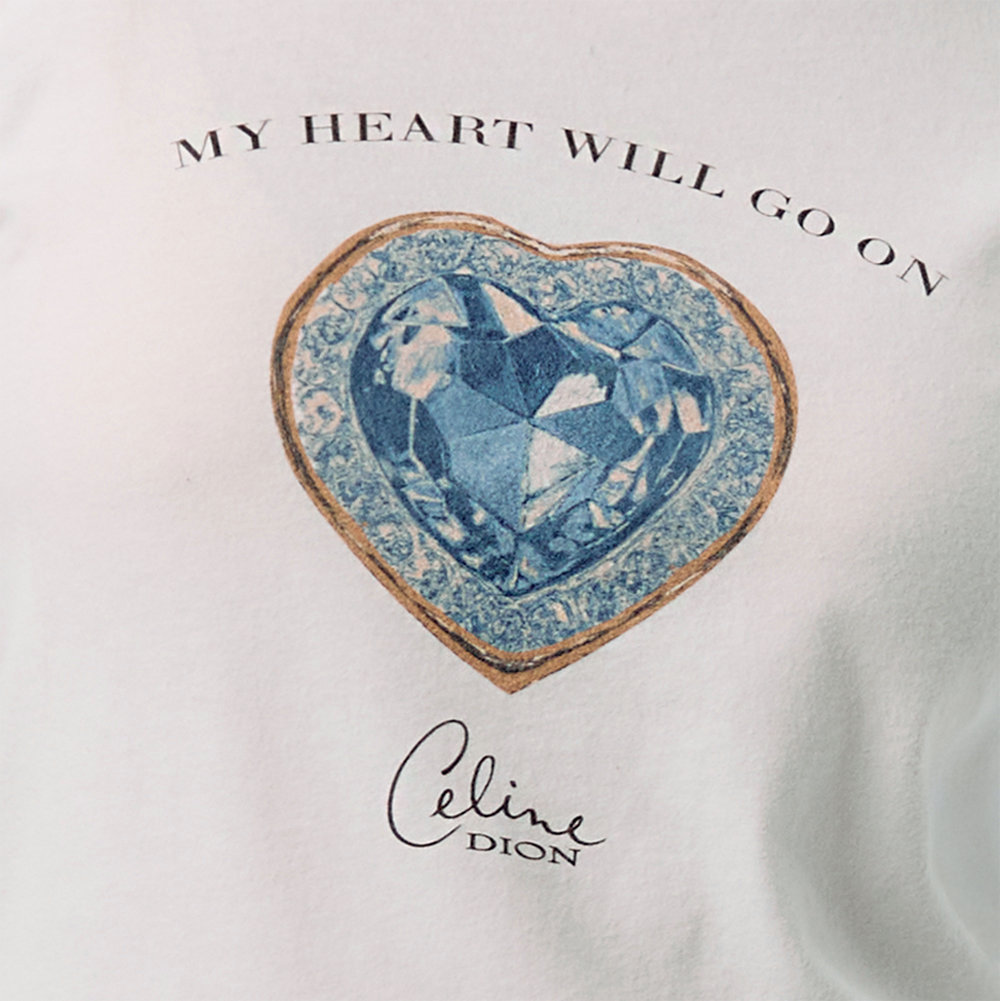 Celine Dion - Blue Diamond Fitted Tee