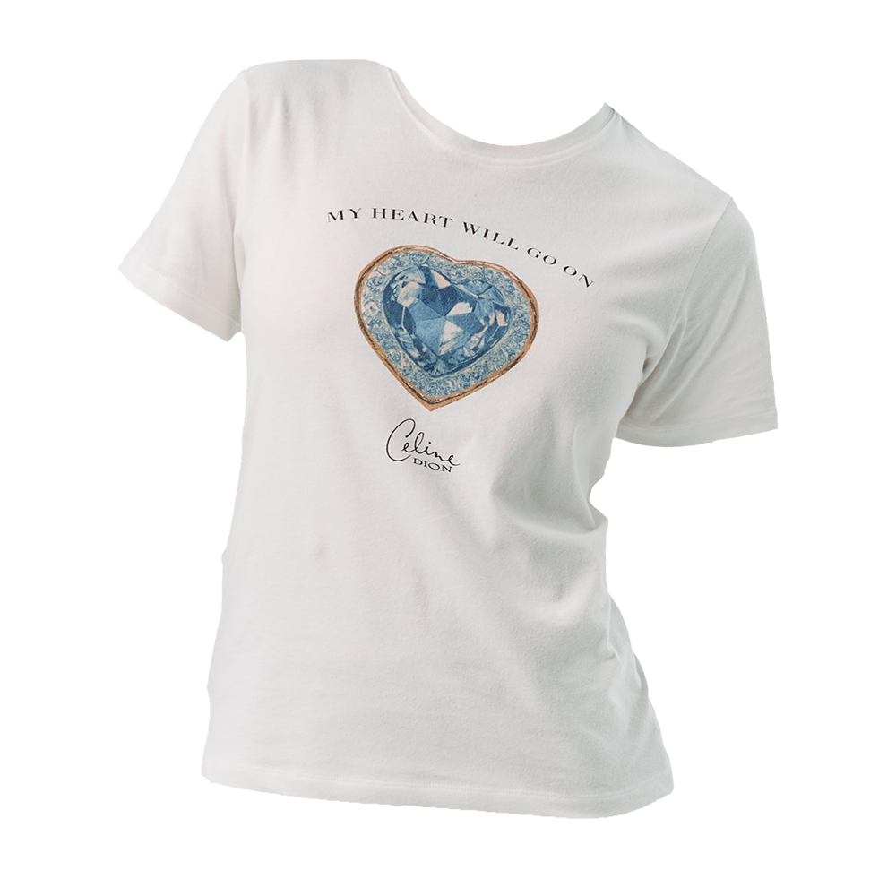 Celine Dion - Blue Diamond Fitted Tee