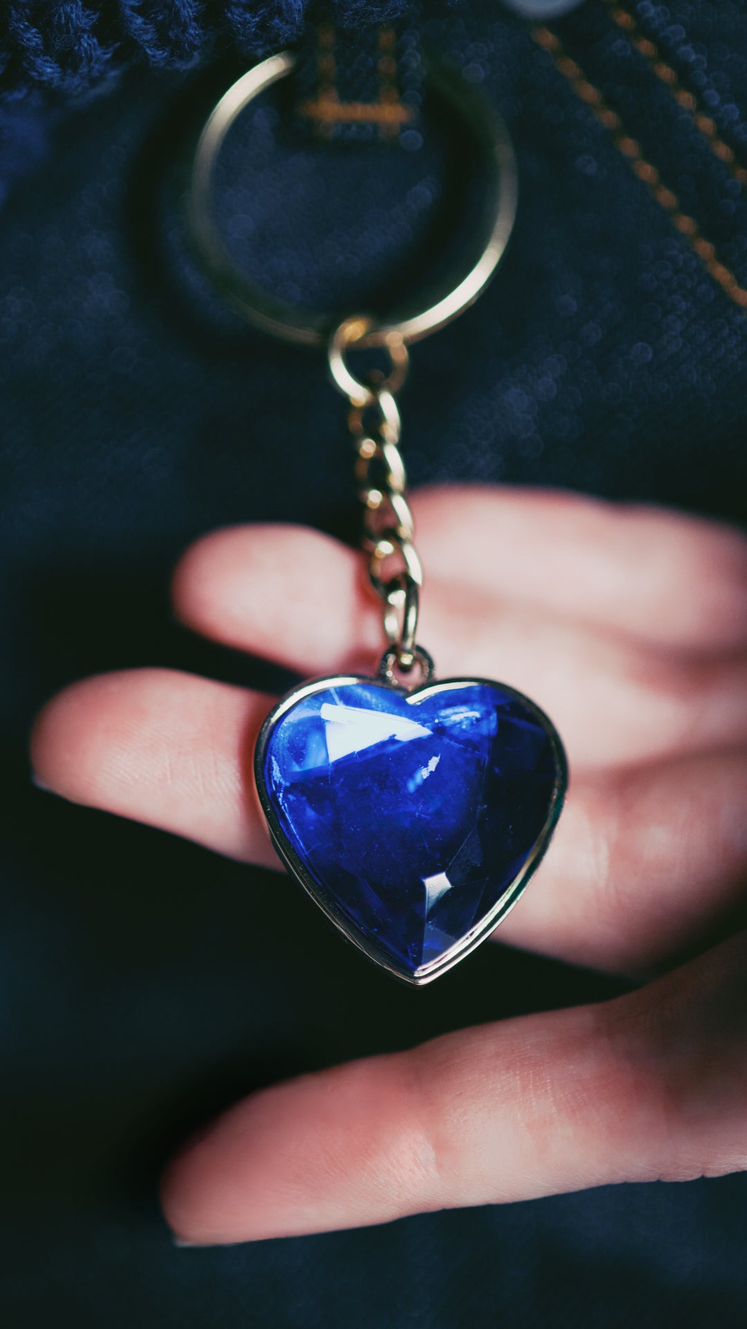 Blue Diamond Keyring