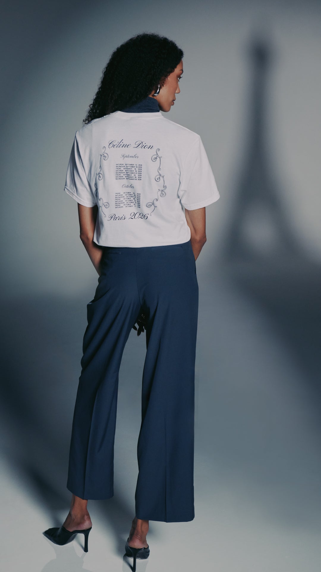 Celine Dion - Celine Dion Paris 2026 White T-Shirt