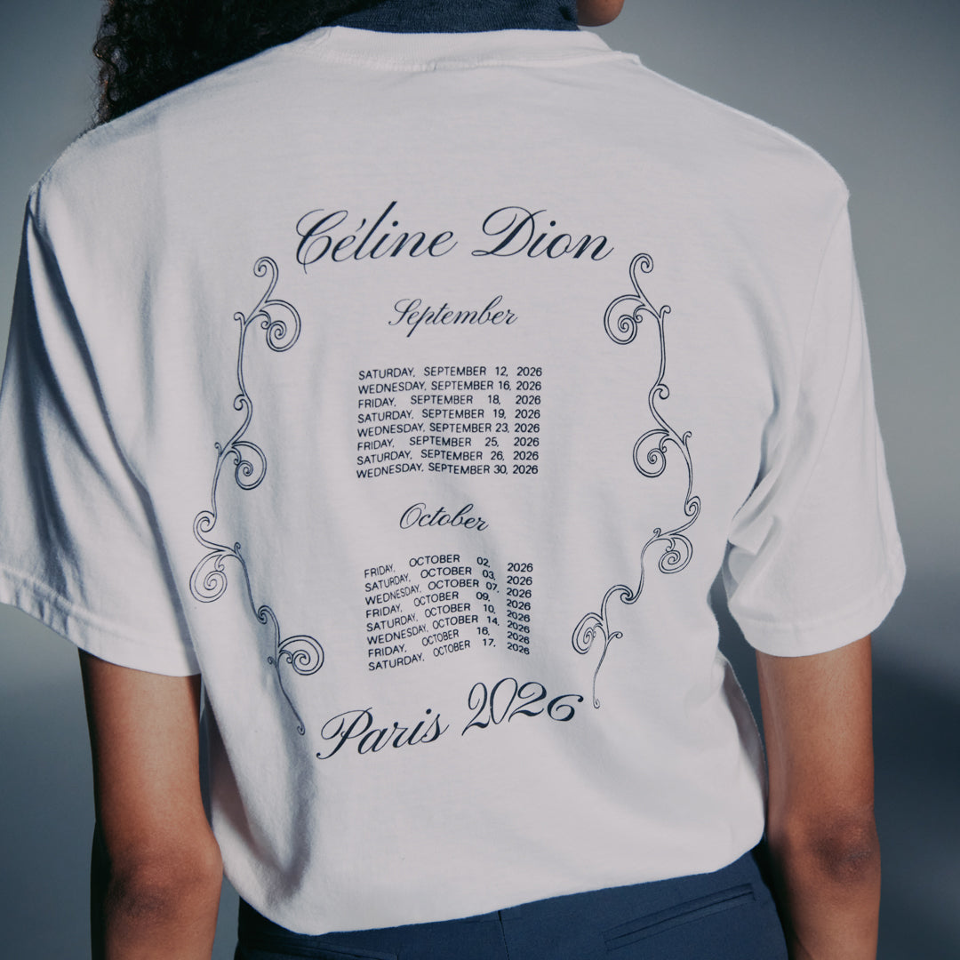Celine Dion - Celine Dion Paris 2026 White T-Shirt